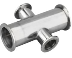 Kf ISO CF Vacuum SS304 SS316L Welded/Flanged Equal/Reducing Cross