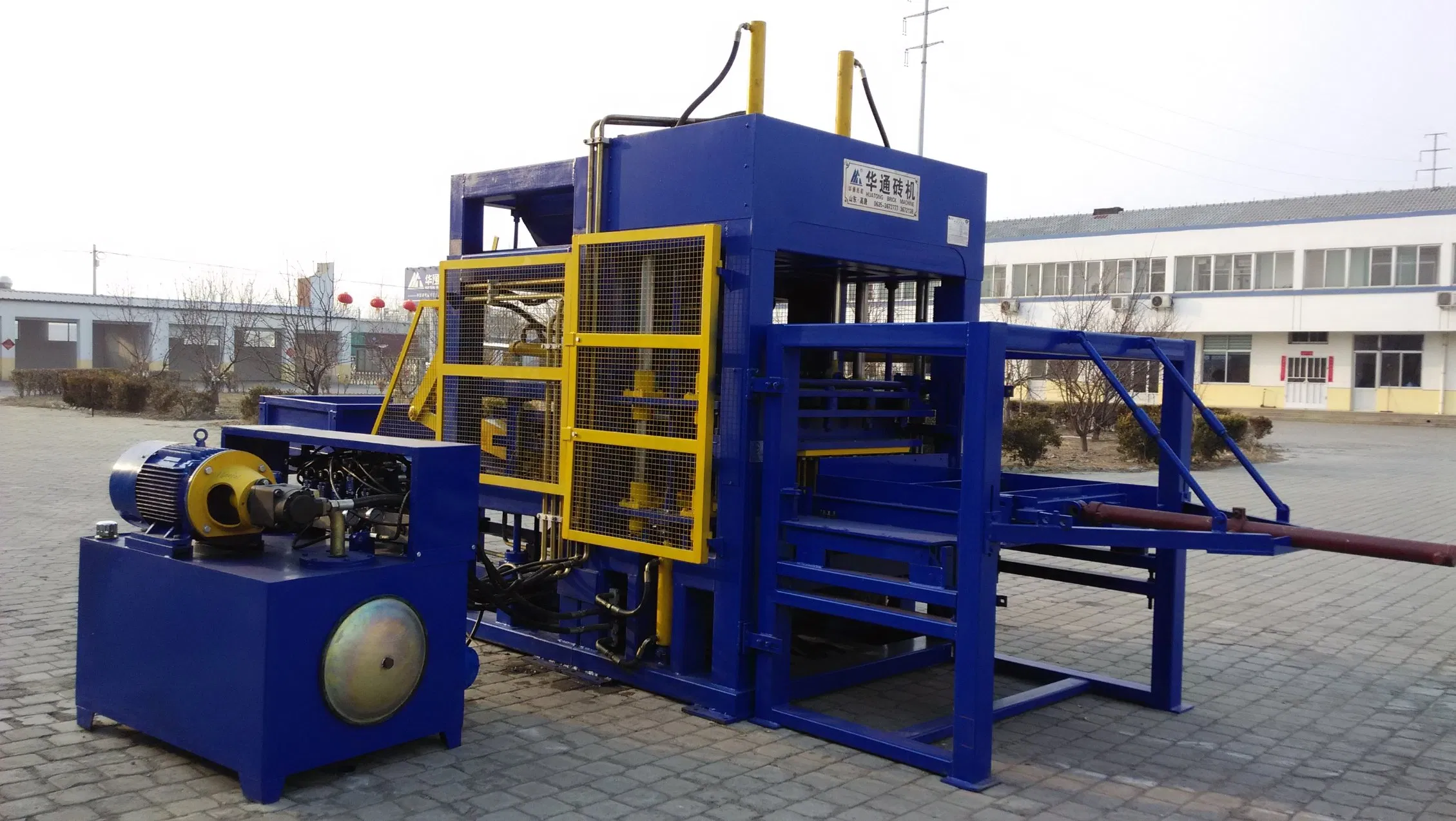 Fully_Automatic Block Making Machine with High Capacity Effiency and Audroble