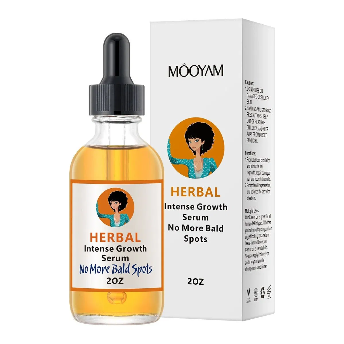 Nutritional Hair Growth Oil Serum Scalp Care Liquid Essence for Hair Care