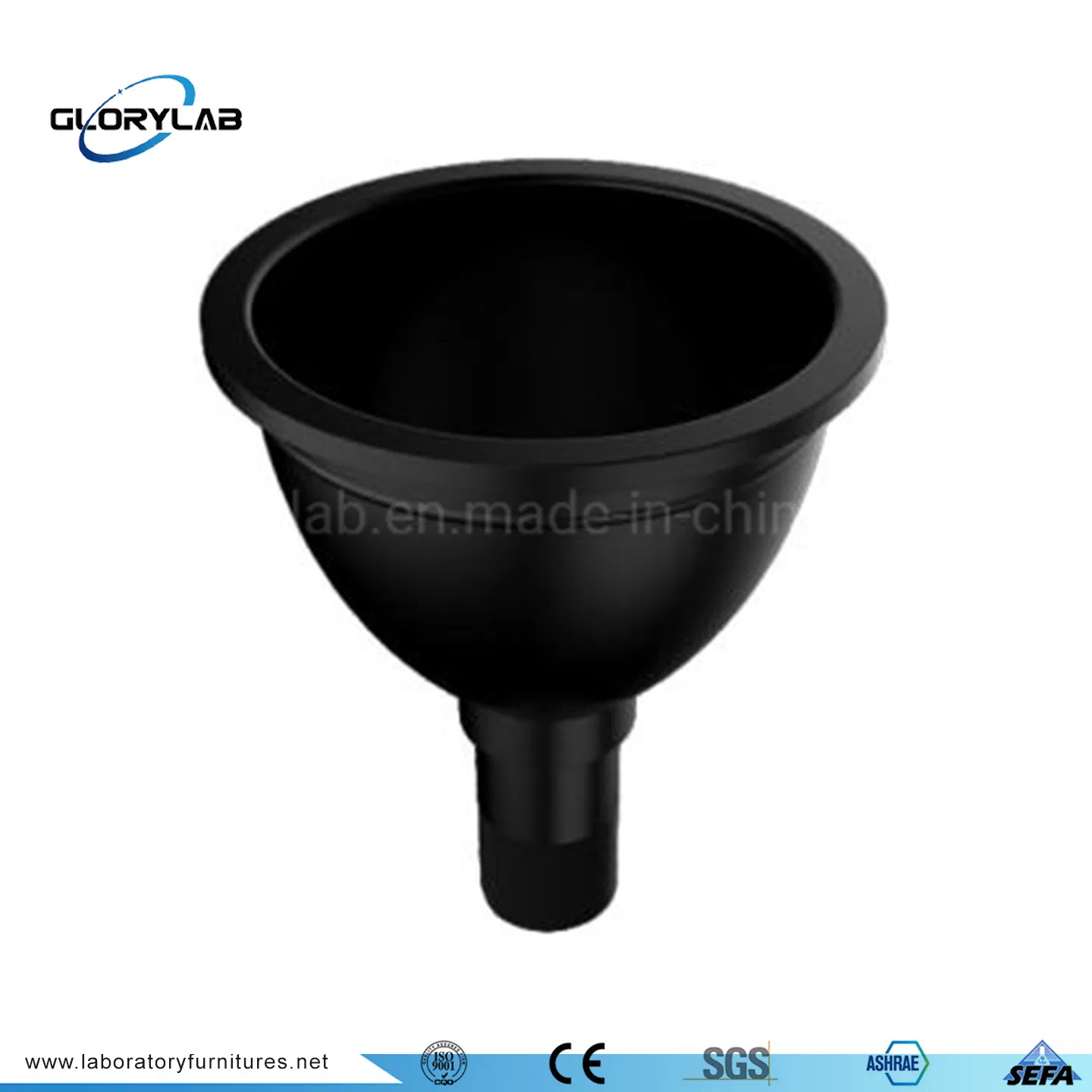 Moderate Lab PP (Polypropylene) Cup Round Sink with High Quality (JH-PS010)