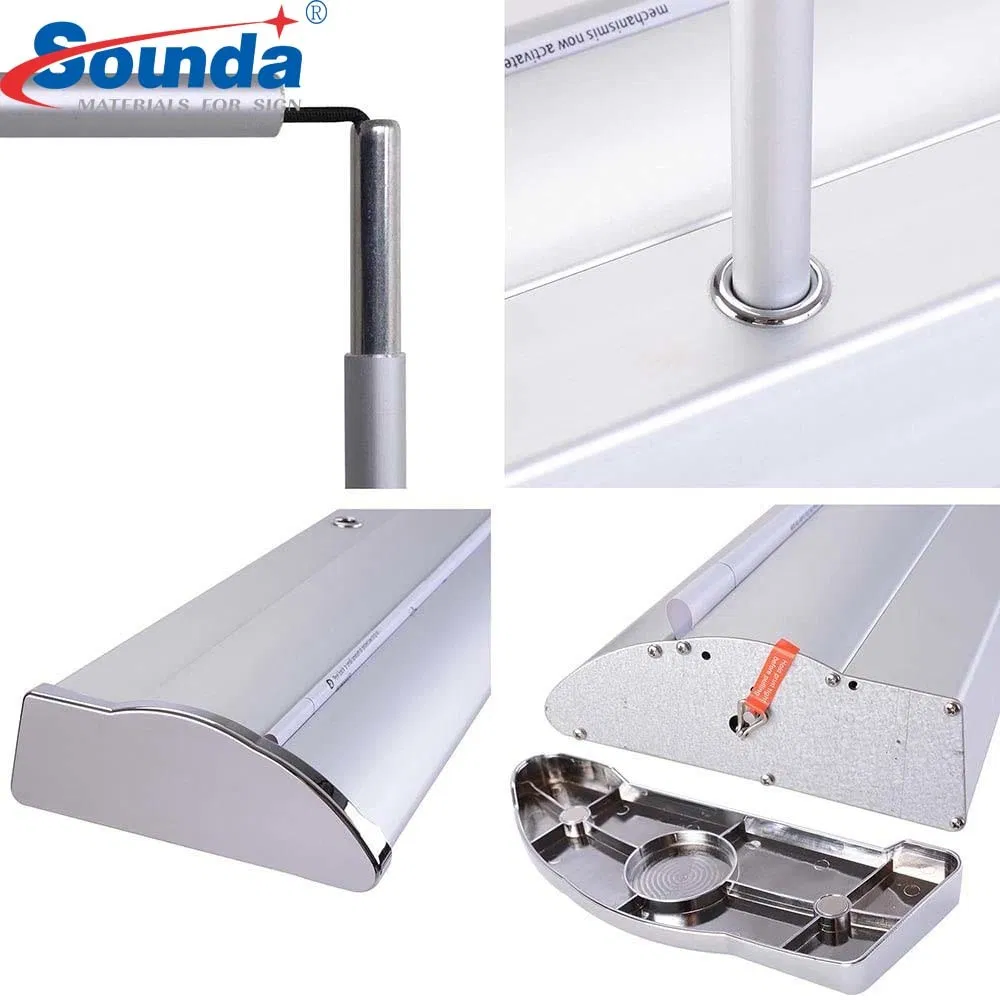 Portable Roll up Banner Stand Exhibit Display for Outdoor