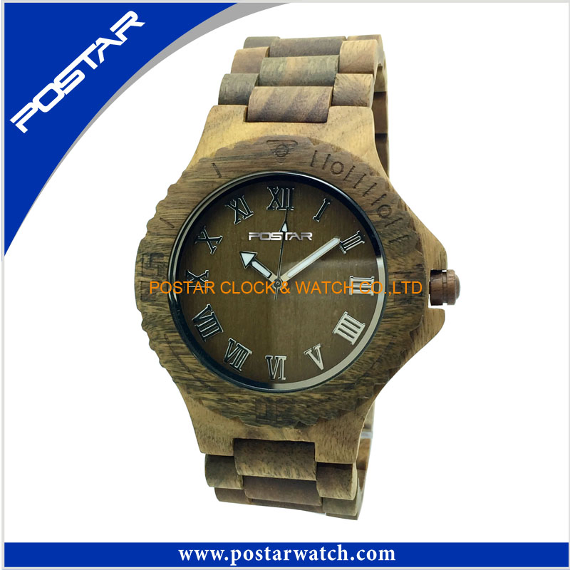 Wholesale Analog Design Watch Wooden Watch with High Quality