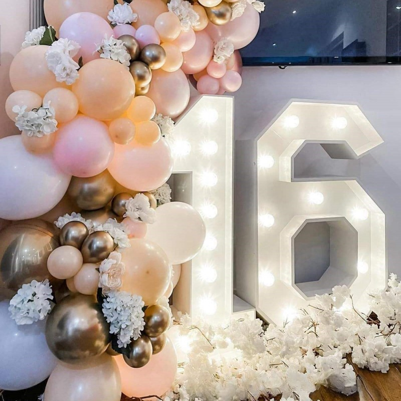 Wholesale 3FT 4FT 5FT Luminous Giant Letter Marquee for Rent