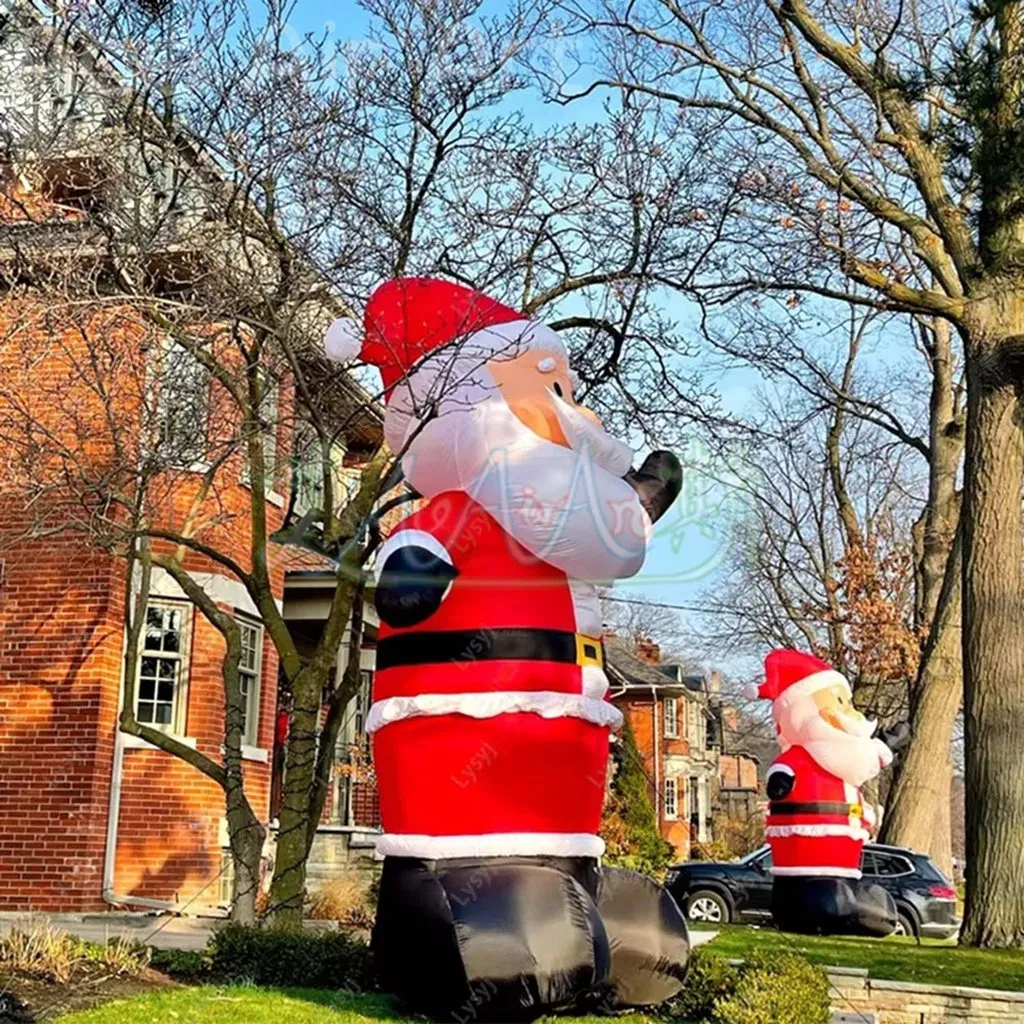 Large Inflatable Santa Claus Model for Christmas Festival Playground Decoration