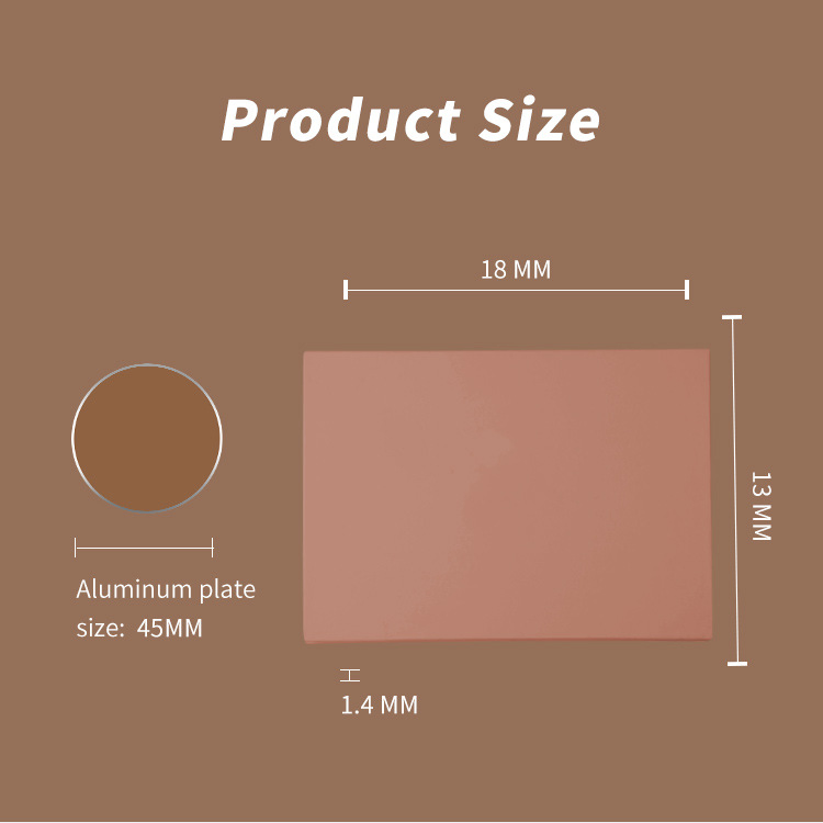 OEM/ODM Private Label Waterproof Customized 6-Color Contour Powder Palette Matte Highligher Eyeshadow
