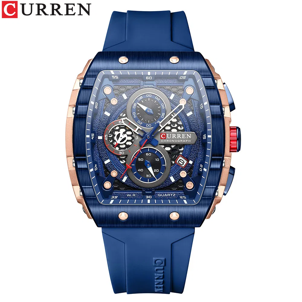 Curren 8442 Men's Multi Functional Waterproof Calendar Fashion Quartz Watch