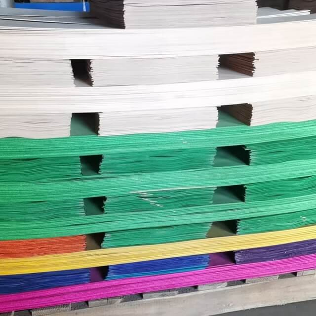Canadian Maple Veneer Plain Colors for Skateboards and Longboards