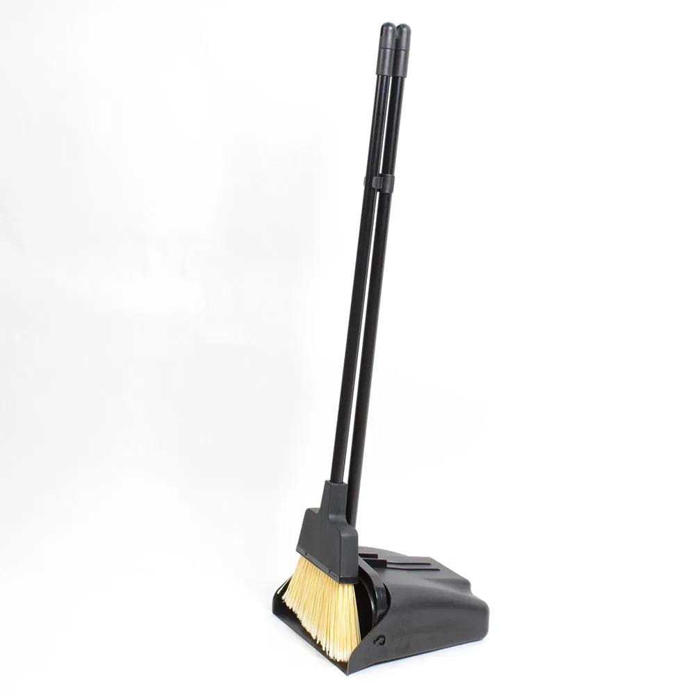 Handy Windproof Lobby Dustpan with Broom Set Plastic Broom