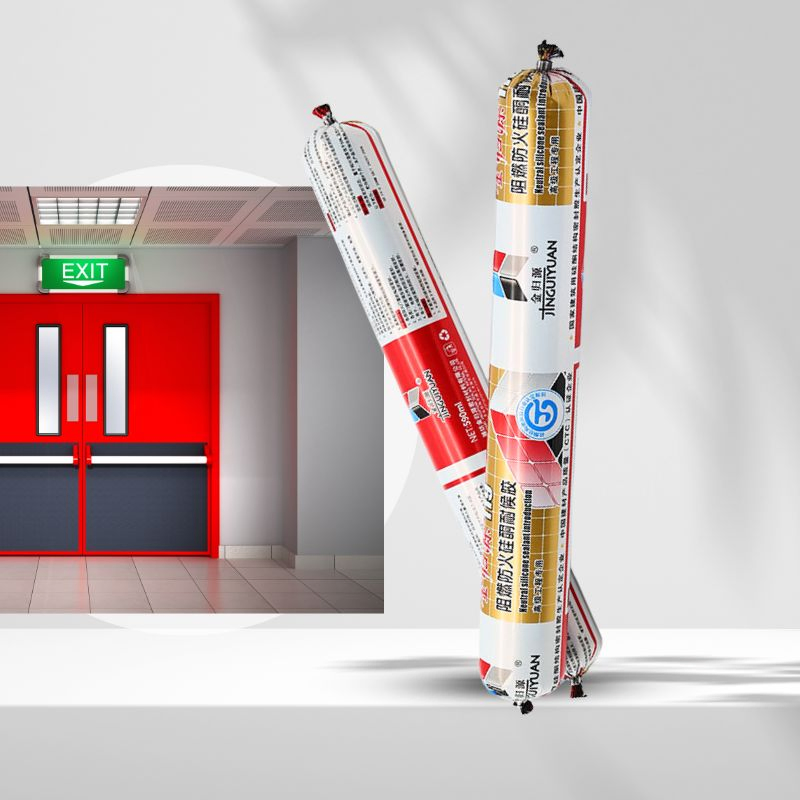Topsen 119 Fireproof Silicone Sealant High-Temperature Resistant to 180°C Fv-0 Fire Rated for Building Sealin