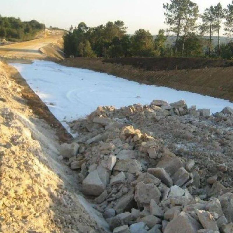 Short Fiber Needle Punched Nonwoven Geotextile for Civil Engineering