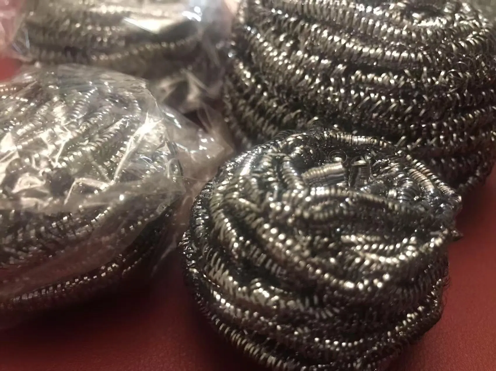 Stainless Steel Scourer for Cleaning with Collective Package