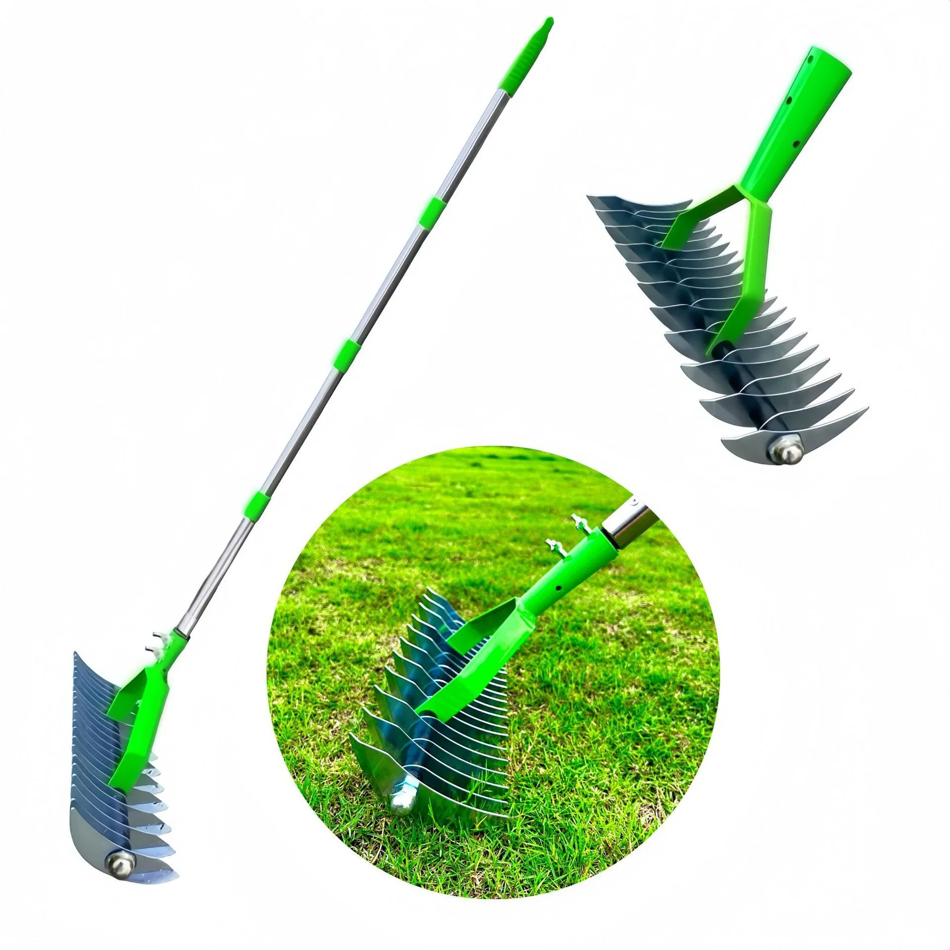 Multipurpose Lawn Grooming Rakes for Cleaning Dead Grass Ez28487