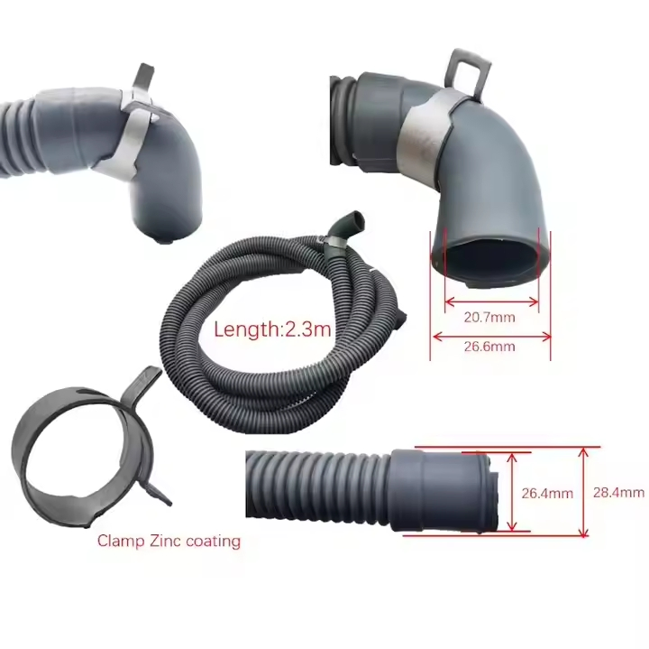 Washing Machine Drain Hose with Clamp