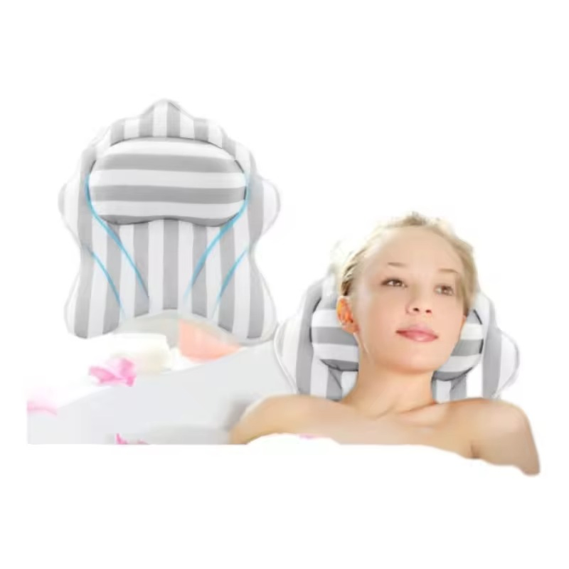 Promotional Great Quality Innovation Ergonomic Bathtub Cushion Soft Bath Pillow