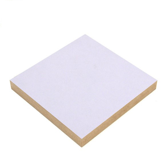 4 X 8 Inches 6mm Thickness New Typle Middle Density Fibler Melamine Paper MDF for Decoration