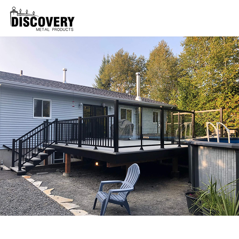 Apartment Balcony Aluminum Railing System Multi-Family Residential Aluminum Handrails