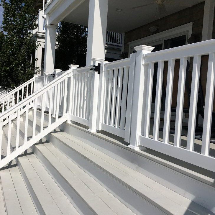 Vinyl Railing White Classic PVC Indoor/Outdoor Vinyl Railing Wholesale