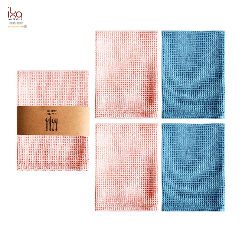 Plain White Beige Black Grey Logo Embroidery Custom Wholesale Refreeshing Kitchen Dishcloths 60 X 40 Absorbent Blanket 100% Cotton Towel