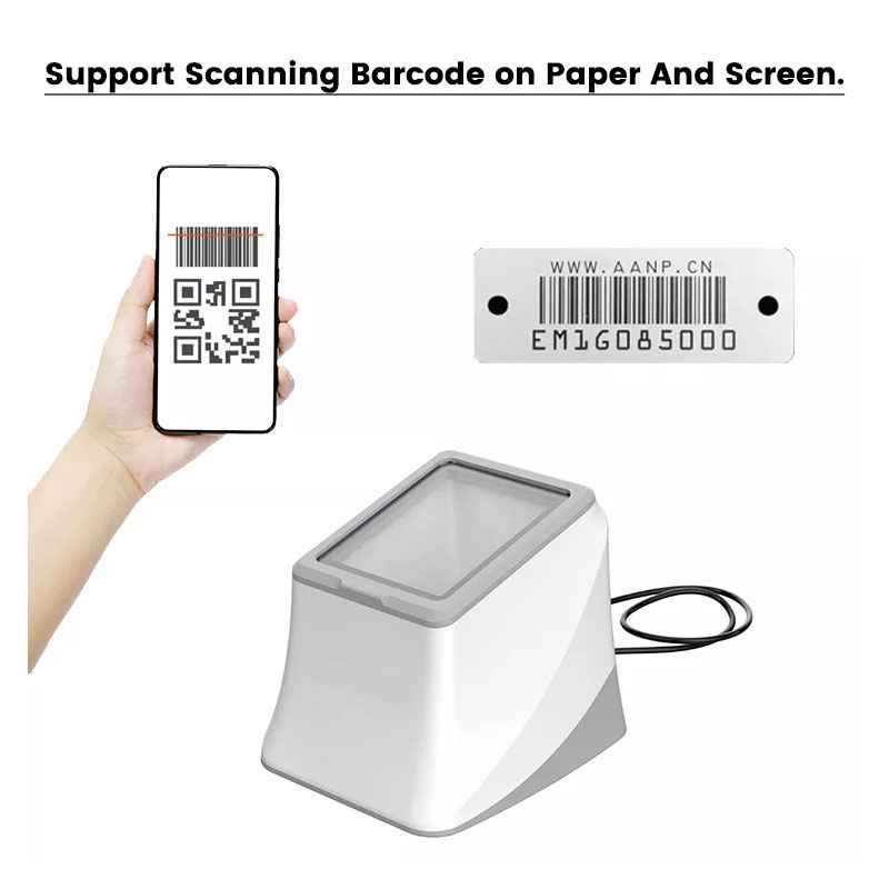 Factory Scan Code Payment Scanner USB Barcode Scanner Desktop Barcode Scanner Qp1612