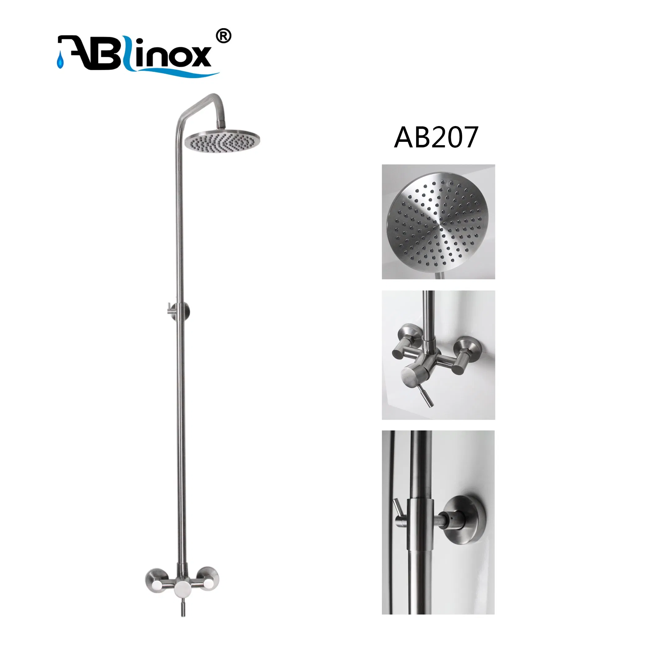 High Quality Bathroom Accessories Stainless Steel Head Top Shower