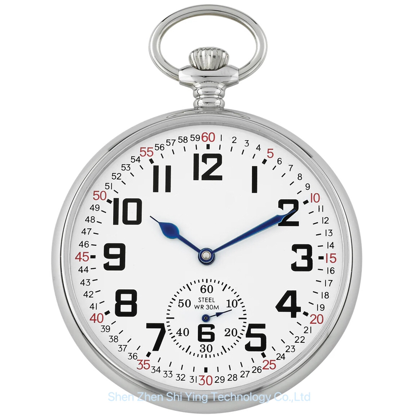 OEM Japan Movement Fashion Pocket Watch with Chain