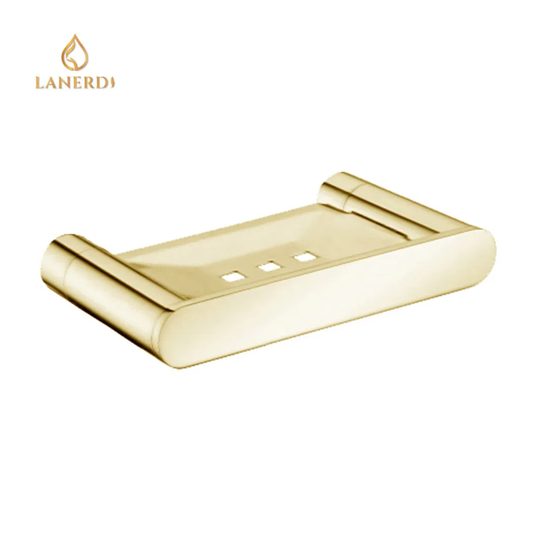 Набор аксессуаров для ванной из нержавеющей стали в золоте