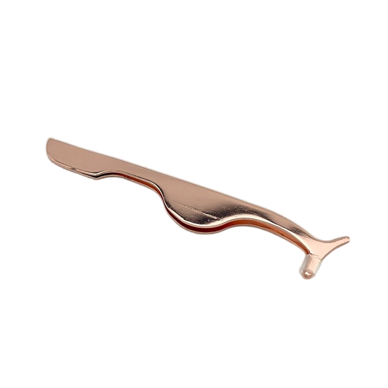 OEM Logo Durable Eyelash Makeup Tools Portable Stainless Steel Eyelash Tweezer