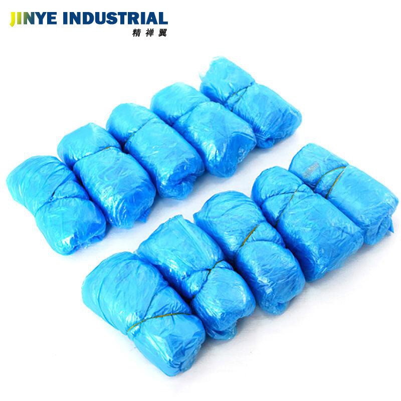 Medical Disposable CPE Shoecover Cleanroom PE Anti Slip Plastic Waterproof Shoe Cover Top1 in Most Popular Shoe Cover Dispenser