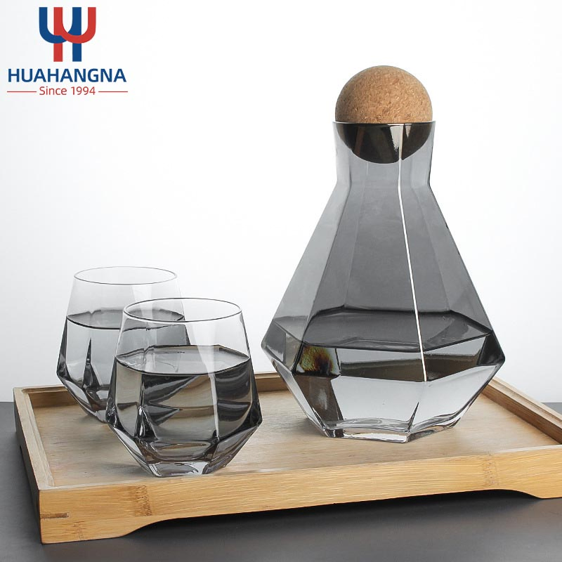 Hot Selling Latest Design Glass Tea Pot Sets Glass Tea Pot Water Jug Set