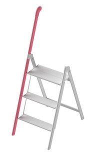 Household Multi-Functional Folding Aluminum Alloy Thickened Three-Step Ladder