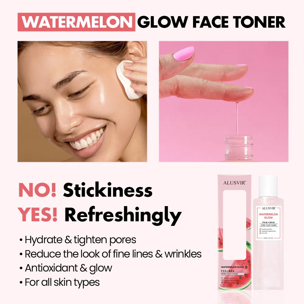 Exfoliating Pore Pha Aha Glow Witch Hazel 2% Salicylic Acid Facial Toner