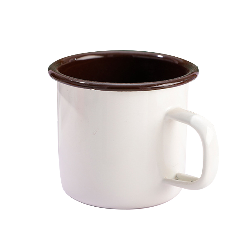 Эмалированная кружка с логотипом на заказ, 400 мл