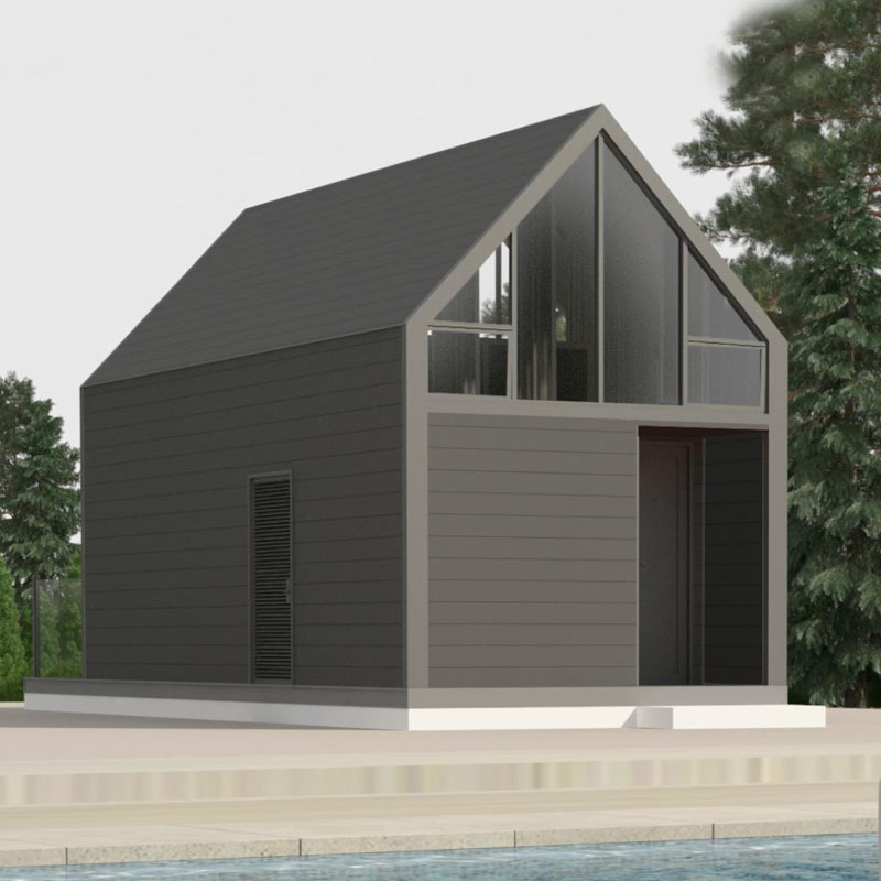 Module House Prefabricated 4 Bedroom House Prefabricated Homes with High Insulation