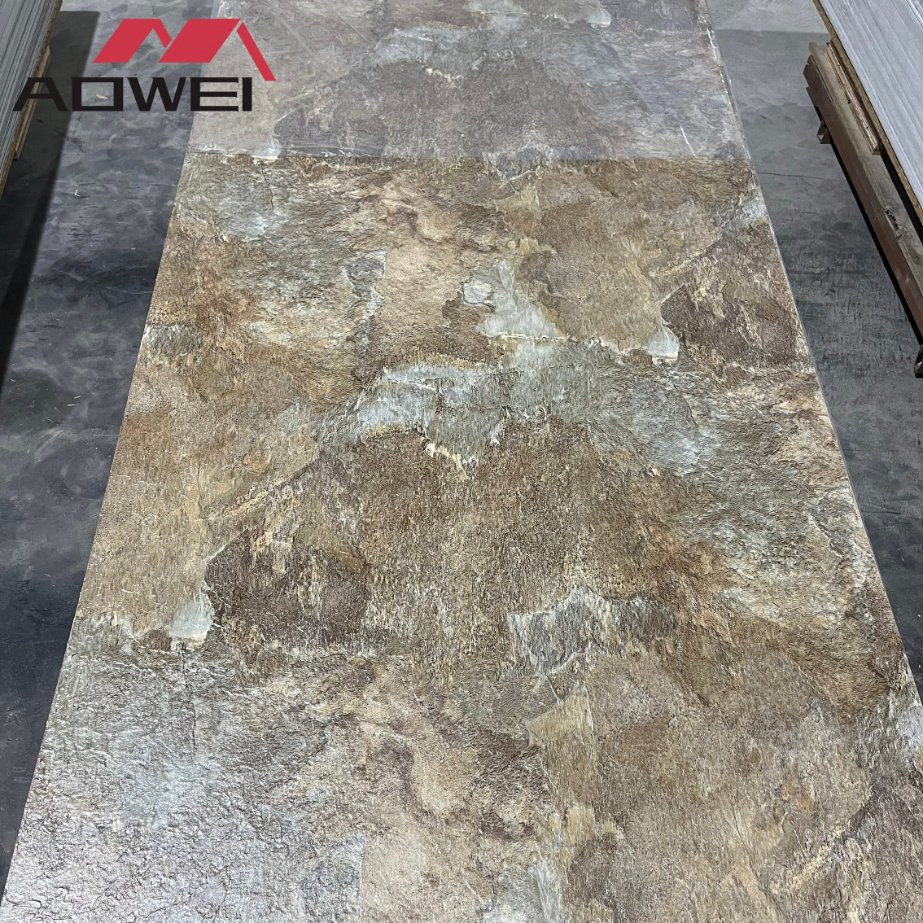 High Quality 1220*2800*3mm PVC WPC Marble Sheet Wall Panel for Indoor Decoration-Materials