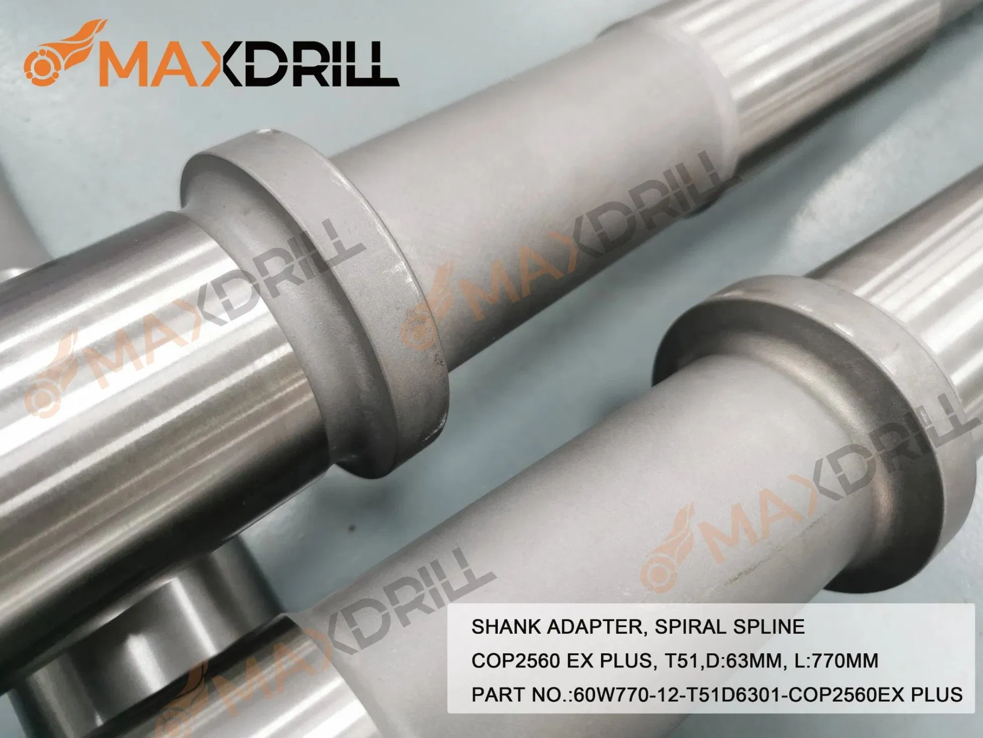 Maxdrill Shank Adapter, T51, D45mm, L525mm