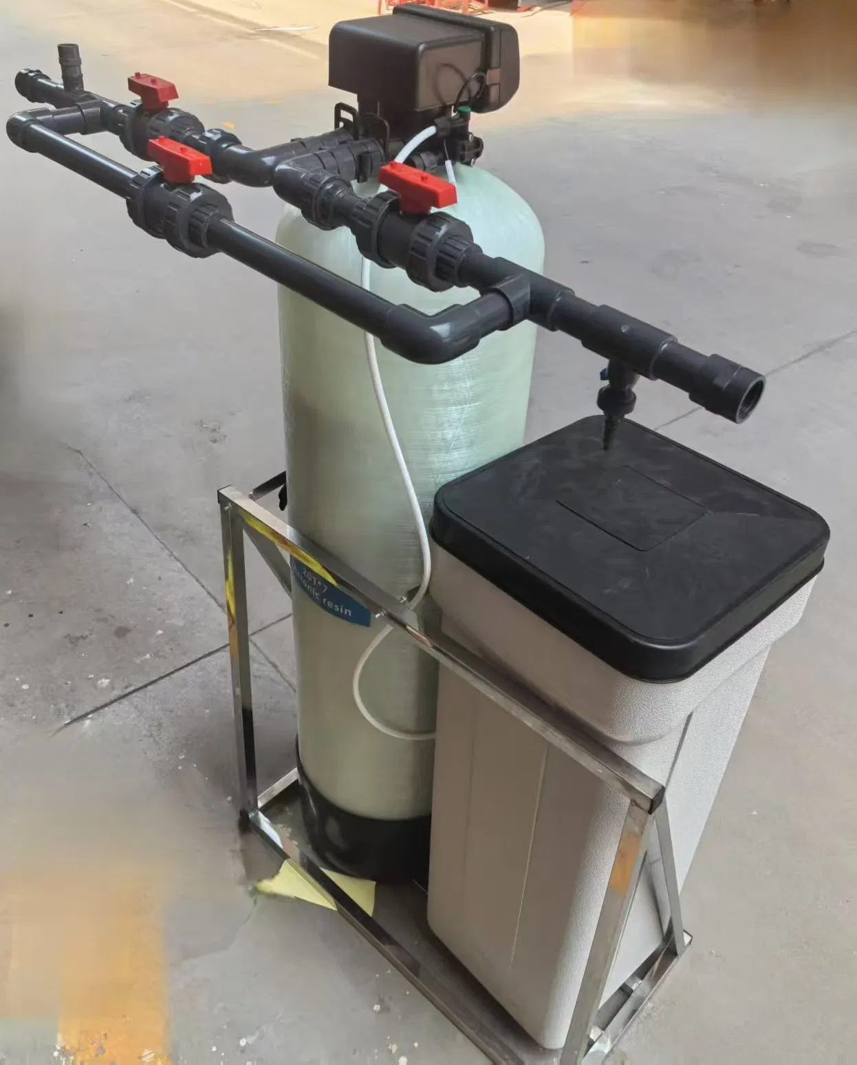 1000L/H Water Softener System /FRP Tank Filtering/Softening System