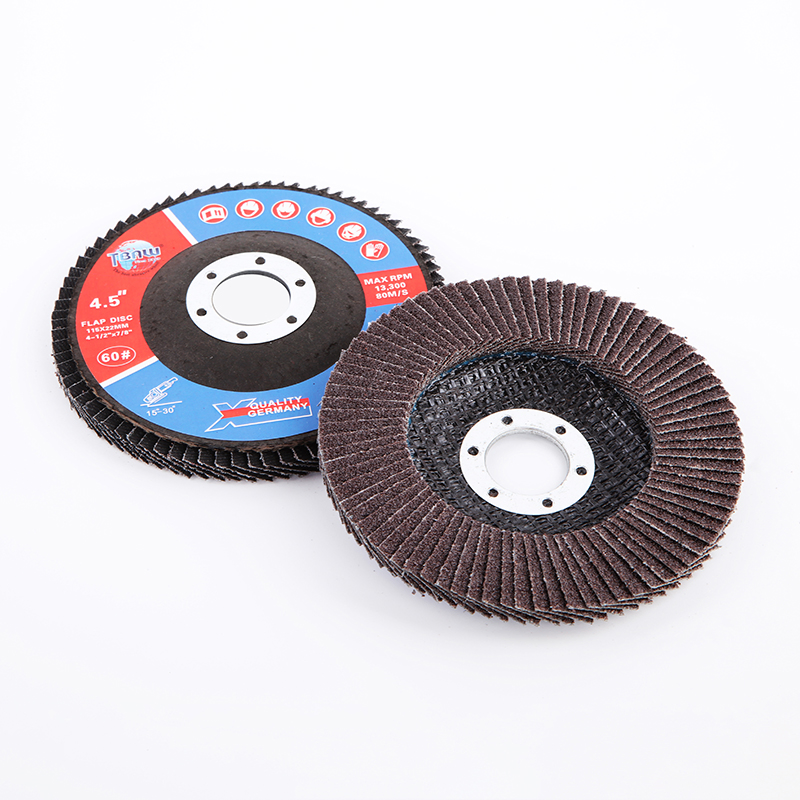 4.5 Inch G60 Steel Polishing for Power Tools Abrasive Calcined Aluminium Flap Disc