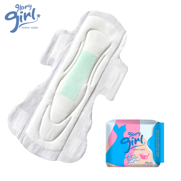 Private Label Feminine Hygiene Products 100 Cotton Surface Sanitary Pad 3D Intimate Sanitary Towel Distributor
