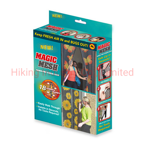 Sunflower Magic Mesh Door Curtain Magnetic Curtain