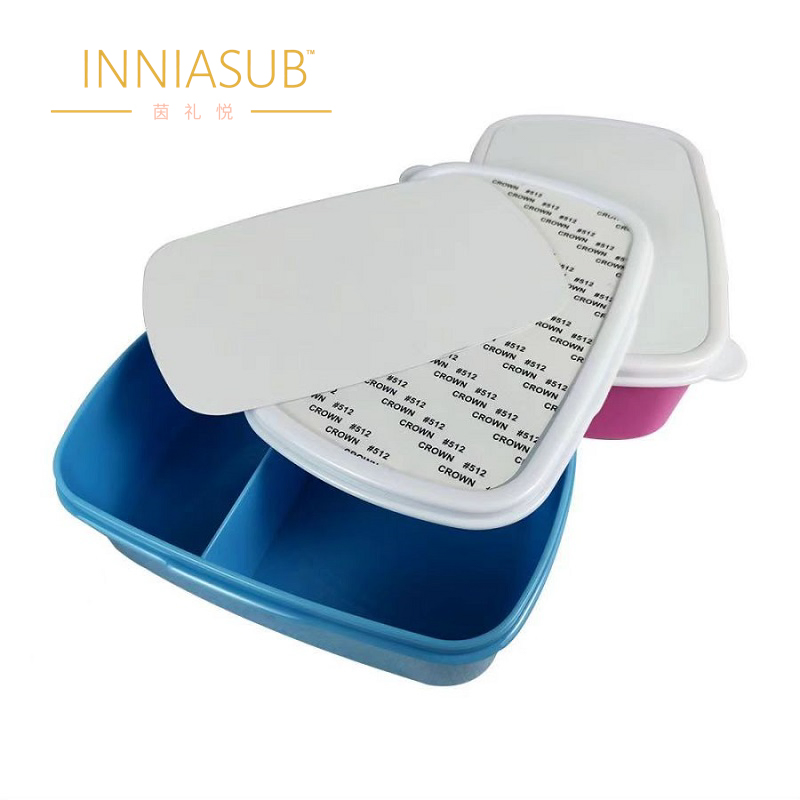 Sublimation Blanks Lunch Boxes Plastic Kids Food Containers for Children