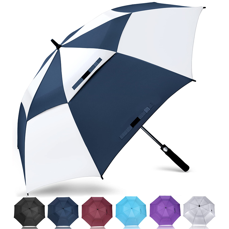 Hot Sale Withstands Severe Weather, Stays Steady to Block Wind and Rain Golf Umbrella Wholesale Market Promotinal Products