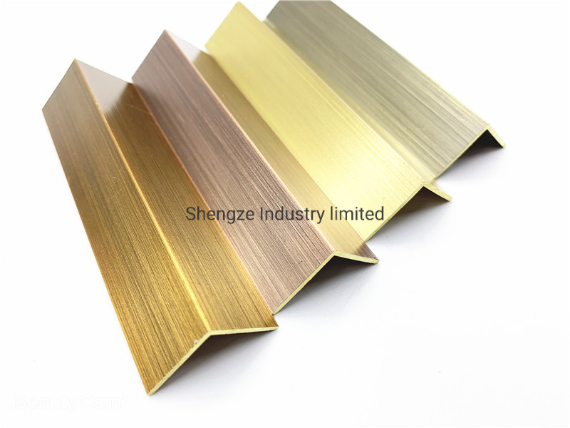 Wall Boarder Aluminum Tile Decorative Edge Trim for Ceramic Listello Profile