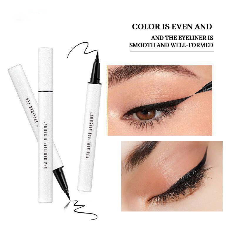 Lambskin-Smooth Eyeliner, Waterproof, Smudge-Proof, Long-Lasting, Ultra-Fine, Quick-Drying Liquid Eyeliner
