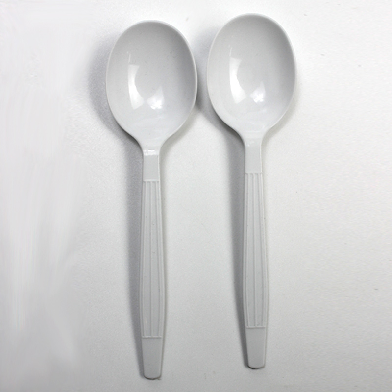 Disposable Plastic Cutlery PP Heavy Duty Soup Spoon