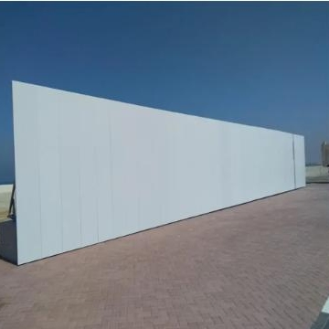 White PVC Eco Fence for Construction Temporary Fencing