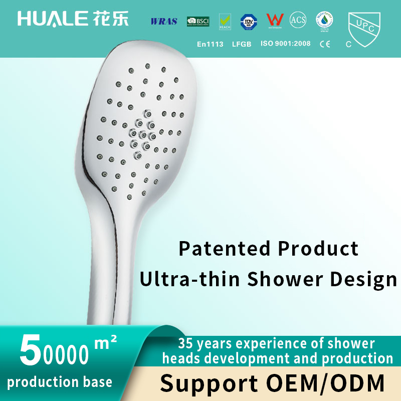 Hot Sale Plastic 1f1078 Chromed One Function Hand Shower Bathroom Accessories