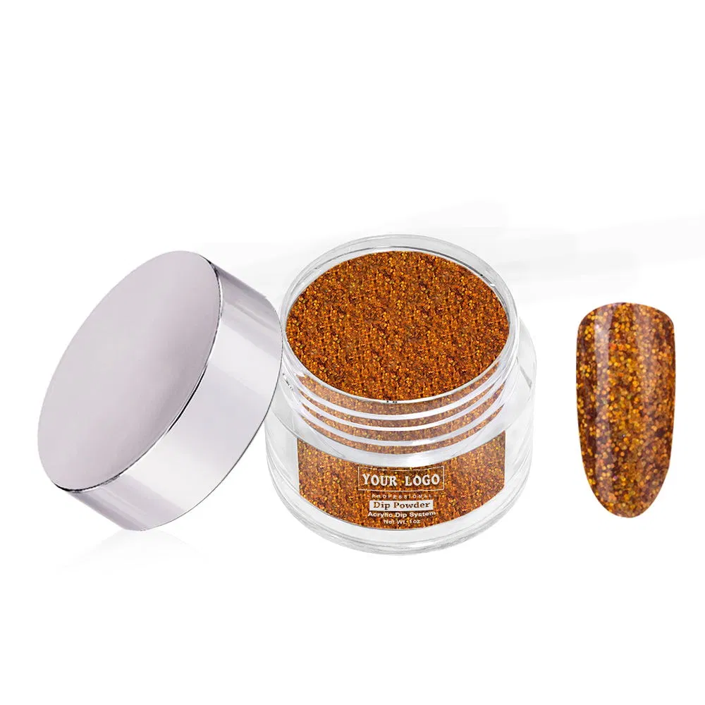 High Quality Natural Glitter Dipping Powder 3 in 1 Acrylic Dipping Powder 8oz Set