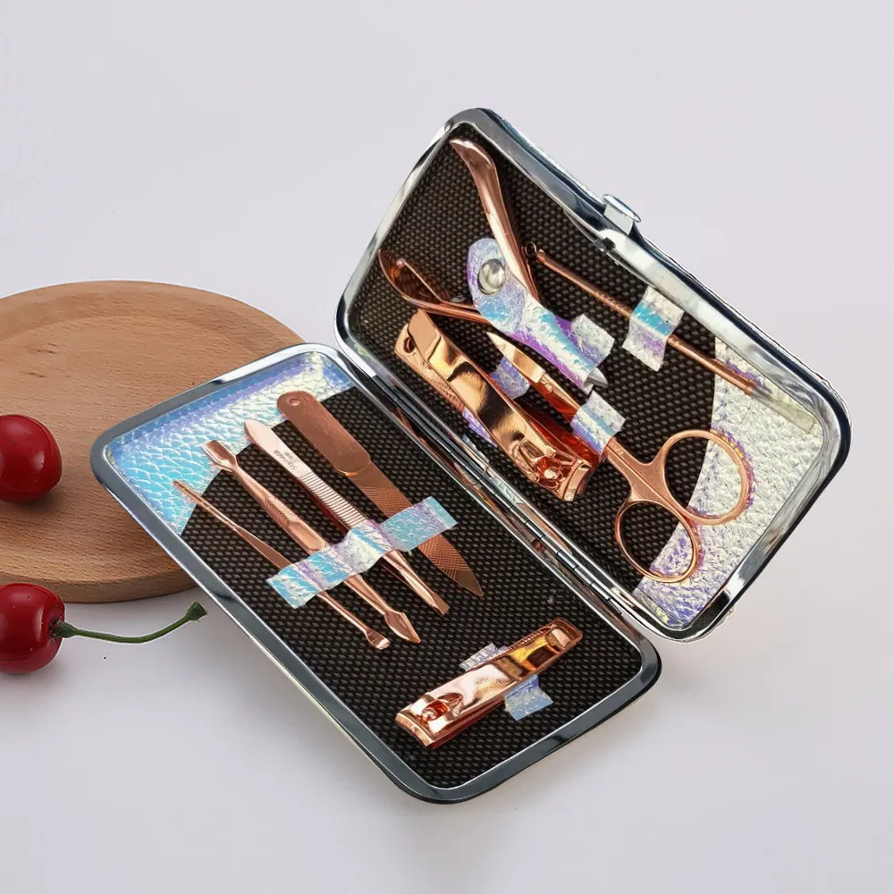 Baby Care Nails Supplies Tool Nail Art File Scissors Kit Mini Manicure Pedicure Clipper Products Set