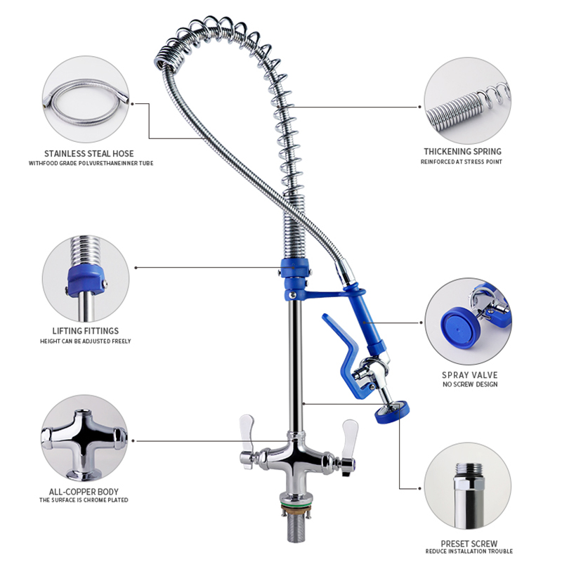 Energy-Saving Dual Temperature Kitchen Faucet for Eco-Conscious Homes