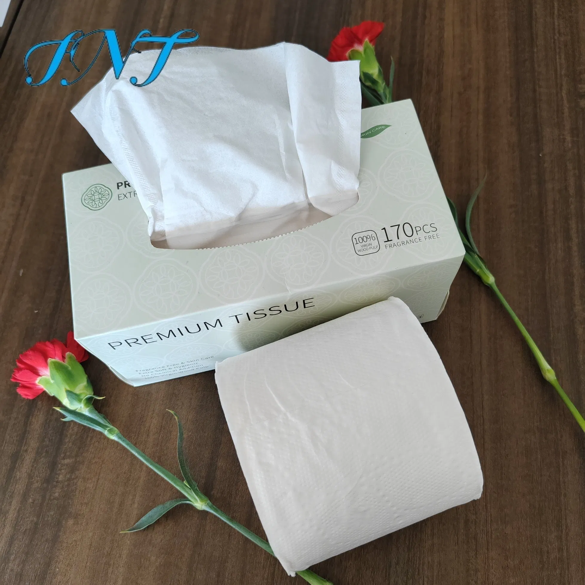 Mix Wood Pulp Bamboo Toliet Paper with 2 Ply